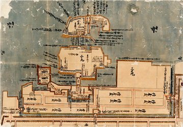 覚 膳所城修復願ケ所絵図画像