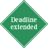 Deadline extended